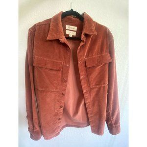 Madewell Corduroy Easy Long-Sleeve Shirt XS